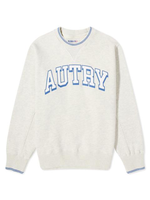 AUTRY Autry Embossed Outline Logo Crew Sweat