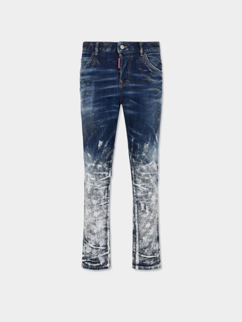 DSQUARED2 MEDIUM LET IT SNOW TEDDY JEANS