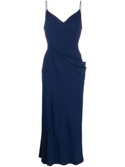 Alexander McQueen spaghetti-strap draped dress