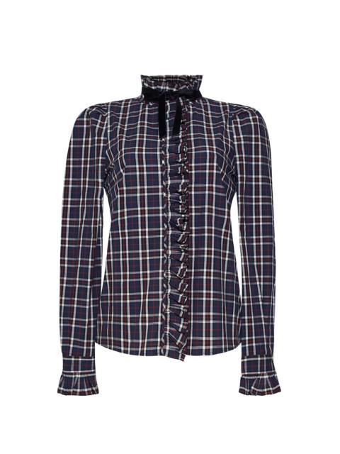Cara Cara Pia Shirt
Tartan Softened by Velvet Ties and a Victorian Whisper