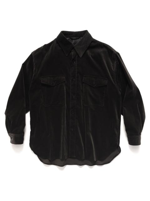 KAPTAIN SUNSHINE Corduroy C.P.O Shirt Jacket Charcoal