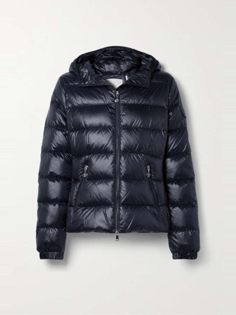Moncler Gles hooded quilted shell down jacket Midnight blue