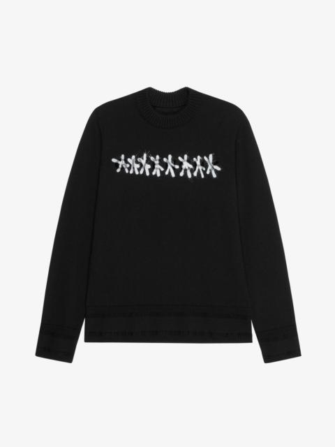 GIVENCHY SWEATER IN WOOL WITH TAG EFFECT