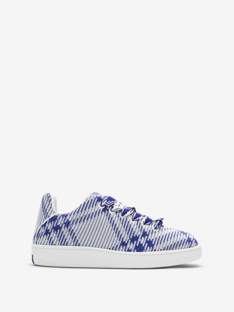 Burberry Check Knit Box Sneakers