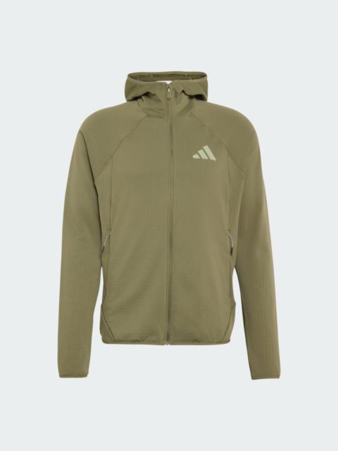 adidas Terrex Xperior CLIMAWARM+ Ventknit Fleece Hooded Jacket