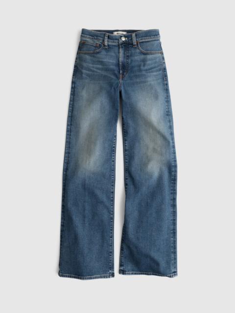 Madewell The Wide-Leg Jean in Super Stretch Denim
