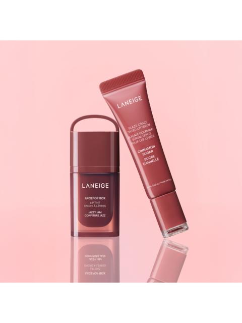 Laneige Tint & Glaze Duo: Jazzy Jam & Cinnamon Sugar