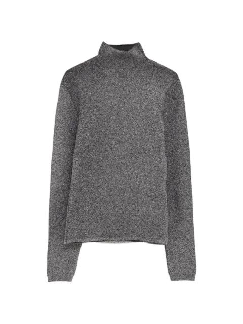 GUCCI lamé stretch fabric T-shirt