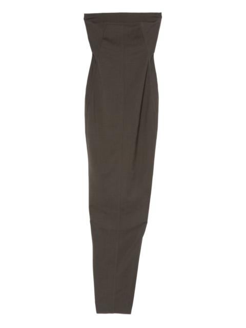 Rick Owens strapless dress