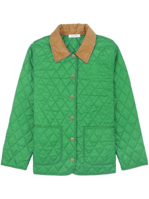 Sporty & Rich Vendome quilted jacket