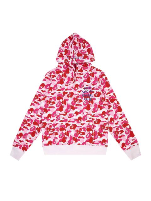 BAPE x Anti Social Social Club ABC Camo Pullover Hoodie 'Pink'