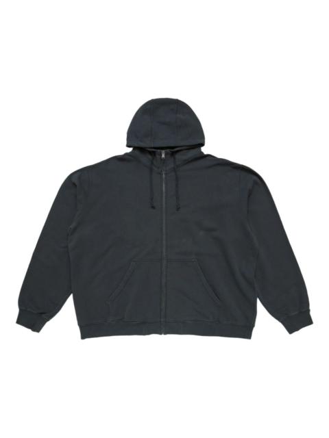 MM6 Maison Margiela Stadium zip-up "Black" hoodie