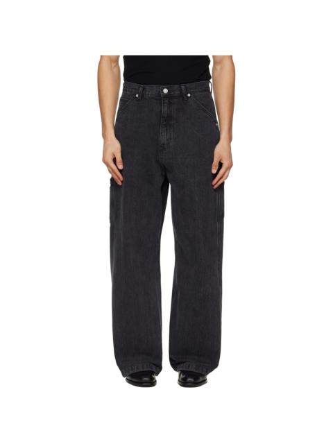 Tonywack Black Cord Twill Work Jeans
