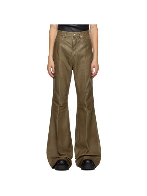 Brown Porterville Bolan Leather Pants