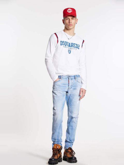 DSQUARED2 LIGHT SUPER FADE WASH SLIM JEANS