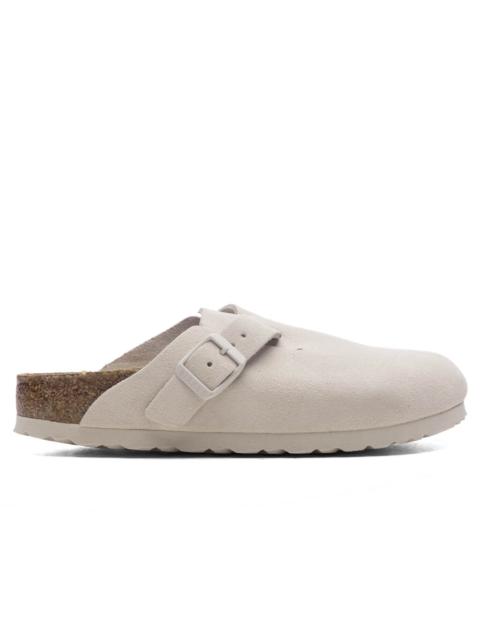 BIRKENSTOCK BOSTON SOFT FOOTBED - ANTIQUE WHITE