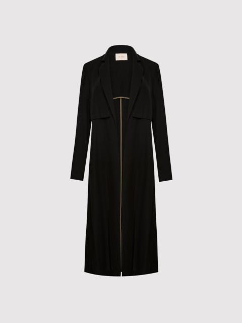 ST. AGNI Layered Summer Trench - Black