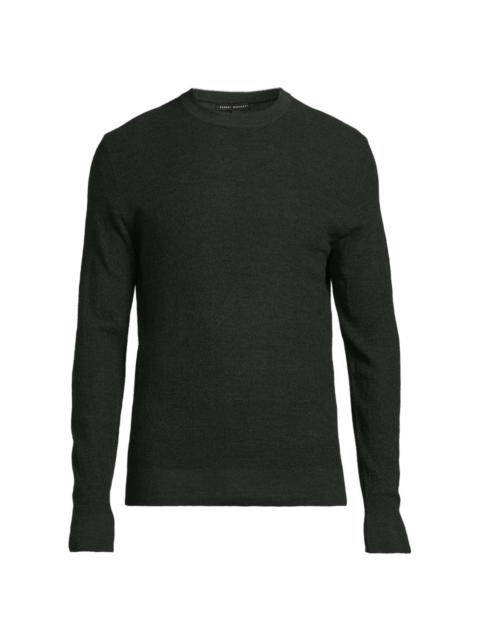 ROBERT BARAKETT Men's Watertown Crewneck Sweater - Olive