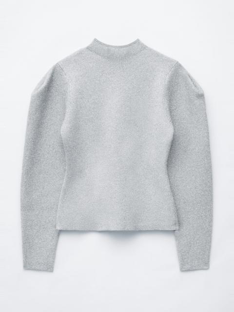 & Other Stories Knitted Metallic Top