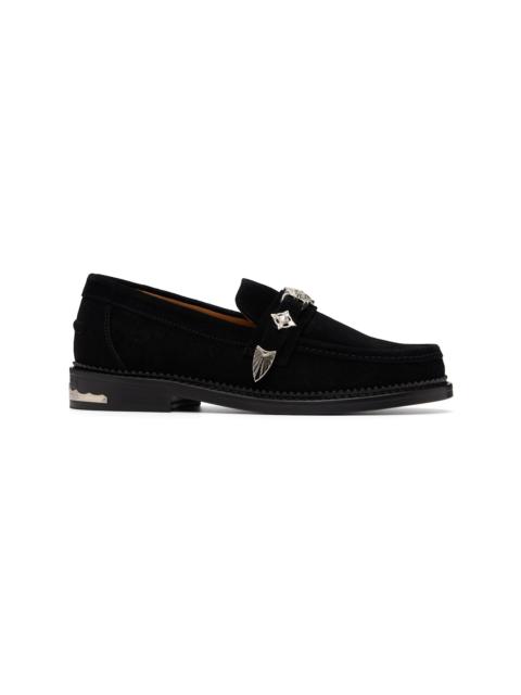 TOGA VIRILIS SSENSE Exclusive Black Metal Loafers