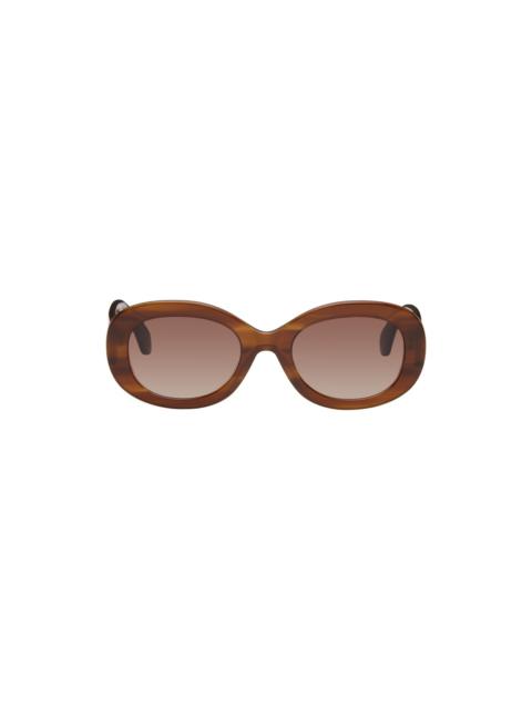 Vivienne Westwood Brown Round Sunglasses