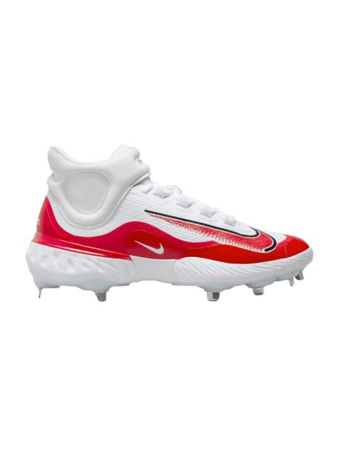 Nike Alpha Huarache Elite 4 Mid 'White University Red'