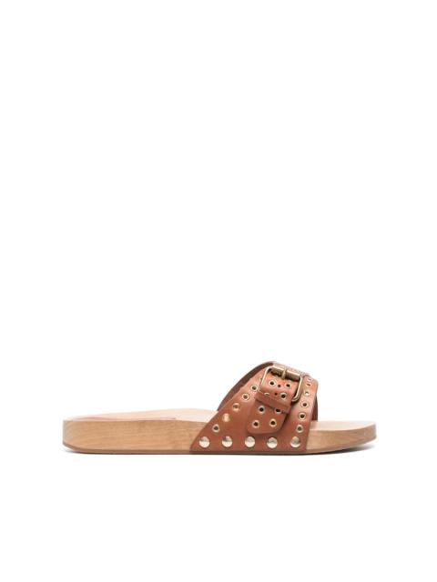 Isabel Marant Jaso buckled clog slides