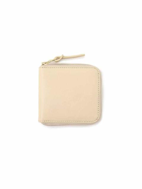 LEATHER BI-FOLD WALLET IVORY