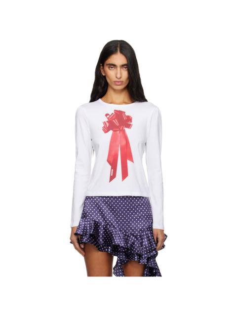 SANDY LIANG White Present Nap T-shirt