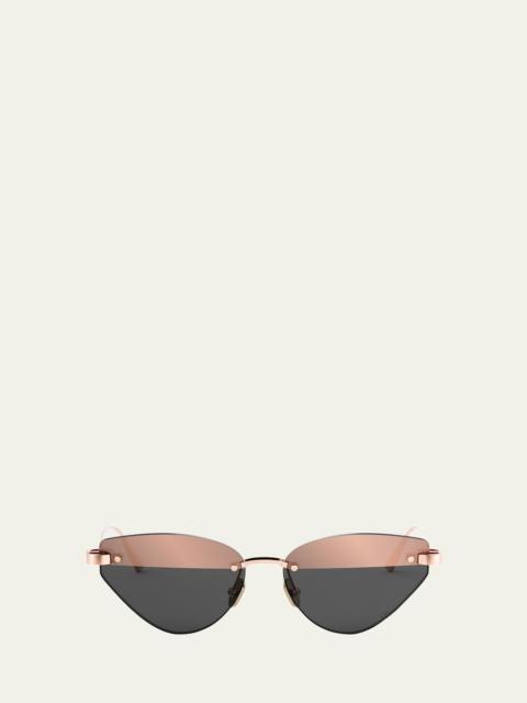 Dior CDior B5U Metal Cat-Eye Sunglasses