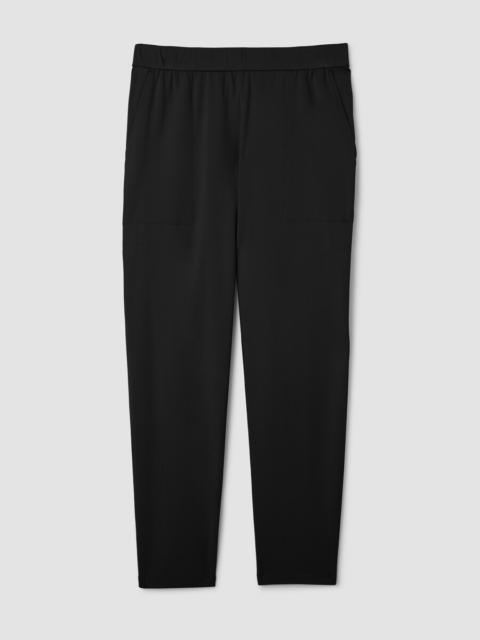 EILEEN FISHER Pima Cotton Stretch Jersey Tapered Pant