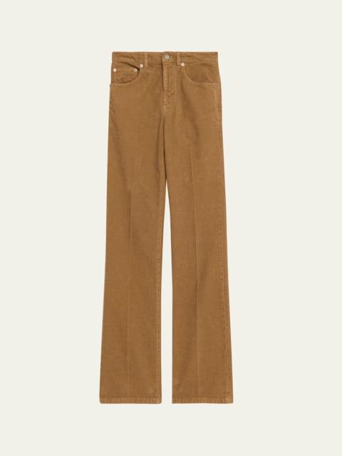 SAINT LAURENT Corduroy Bootcut-Leg Pants