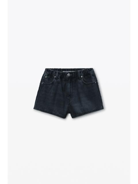 Alexander Wang logo-embossed marathon shorts