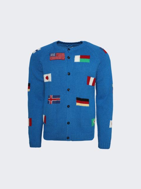 BODE Round The World Cardigan Blue