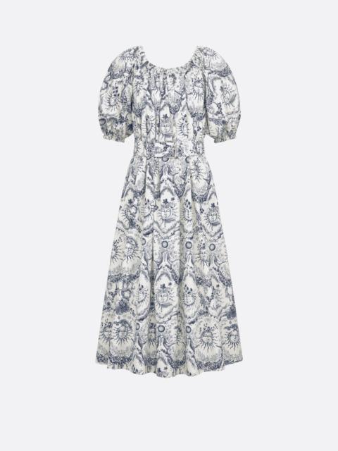 Dioriviera Flared Mid-Length Dress