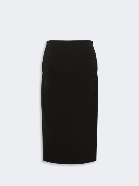 Max Mara QUIETE Technical cady pencil skirt - BLACK