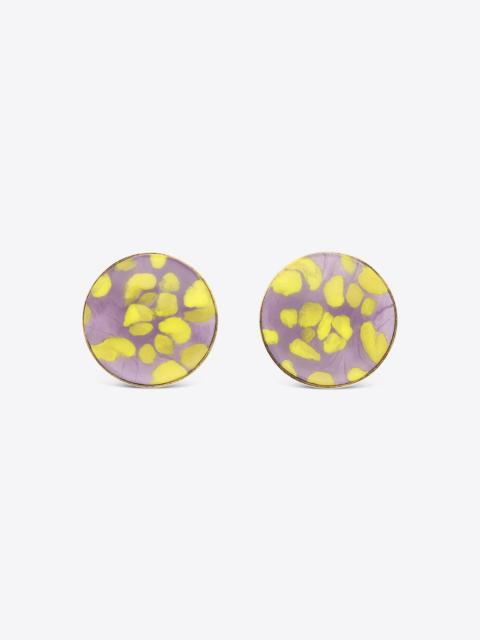 Dries Van Noten HANDMADE PAINTED EARRINGS