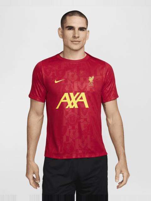 Nike Liverpool FC Academy Pro Nike Men's Dri-FIT Soccer Pre-Match Short-Sleeve Top