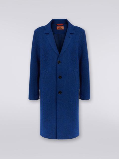 Missoni Boiled wool herringbone coat