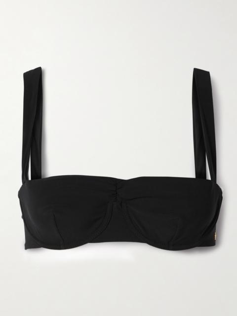 KIKI DE MONTPARNASSE La Sirene Underwired Balconette Bikini Top