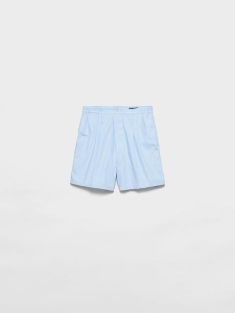 Prada Poplin Bermudas