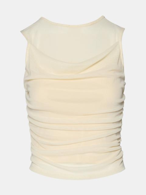 STEVE MADDEN ROMAN KNIT TOP CREAM