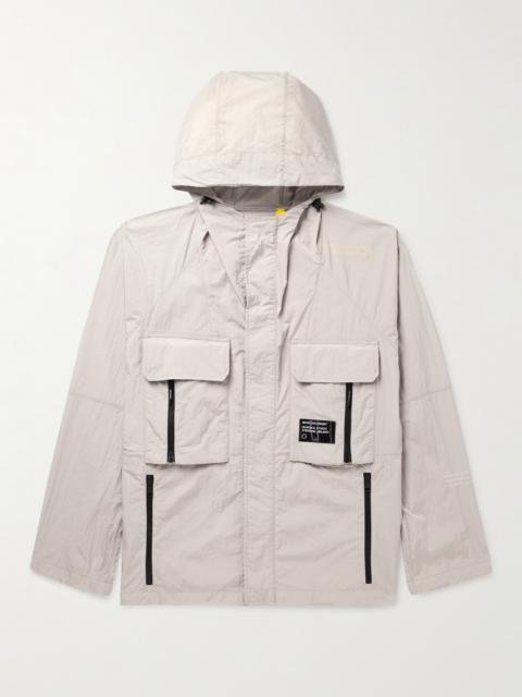 Moncler 7 Moncler FRGMT Hiroshi Fujiwara Dotter Crinkled-Shell Hooded Jacket