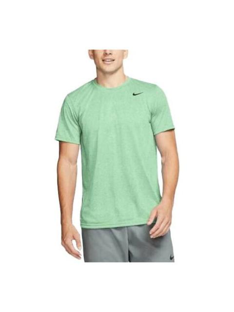 Nike Nike Pro Dri-FIT Training Sports Round Neck Short Sleeve Green 718833-390
