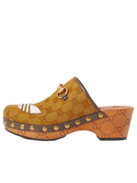 GUCCI (WMNS) Gucci Horsebit Clog x Adidas 'GG Monogram' 702237-UWV10-7161