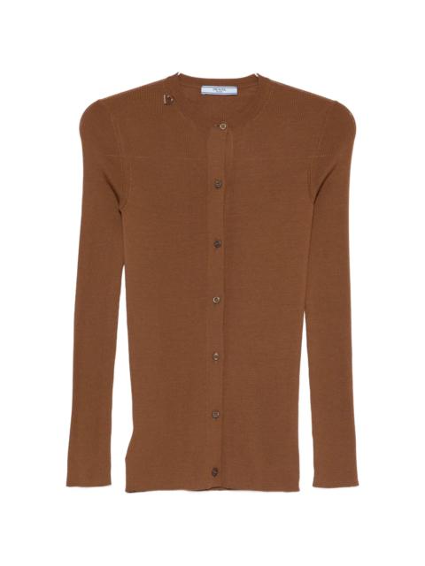 Prada Prada Button Knitted Cardigan