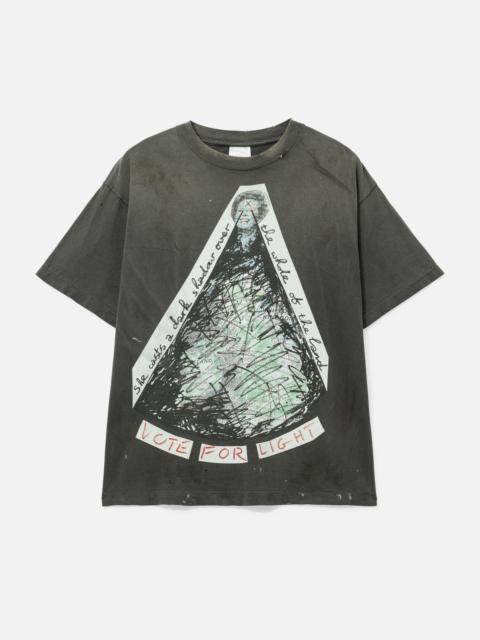 SAINT M×××××× SAINT MICHAEL × JAMIE REID VOTE FOR LIGHT SHORT SLEEVES T-SHIRT