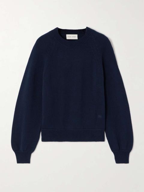 Cotton-blend sweater