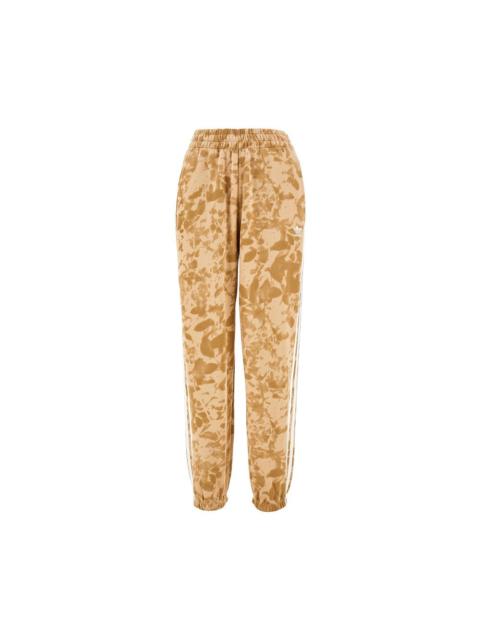 STAINED EFFECT COTTON SWEATPANTS