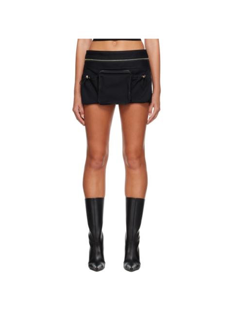 Dion Lee Black Utility Cargo Miniskirt